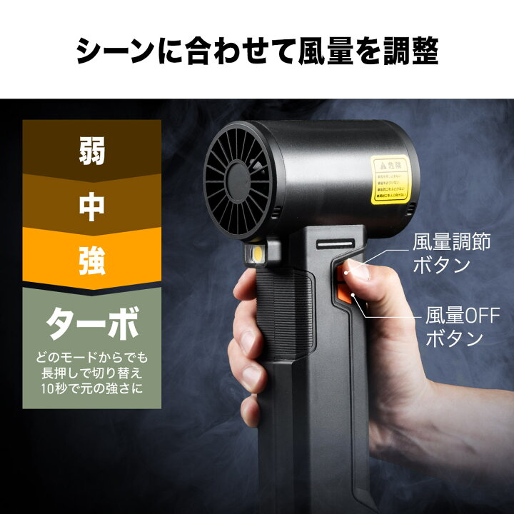 楽天市場】【楽天1位受賞】エアダスター 電動 ブロワー 洗車 超強力 