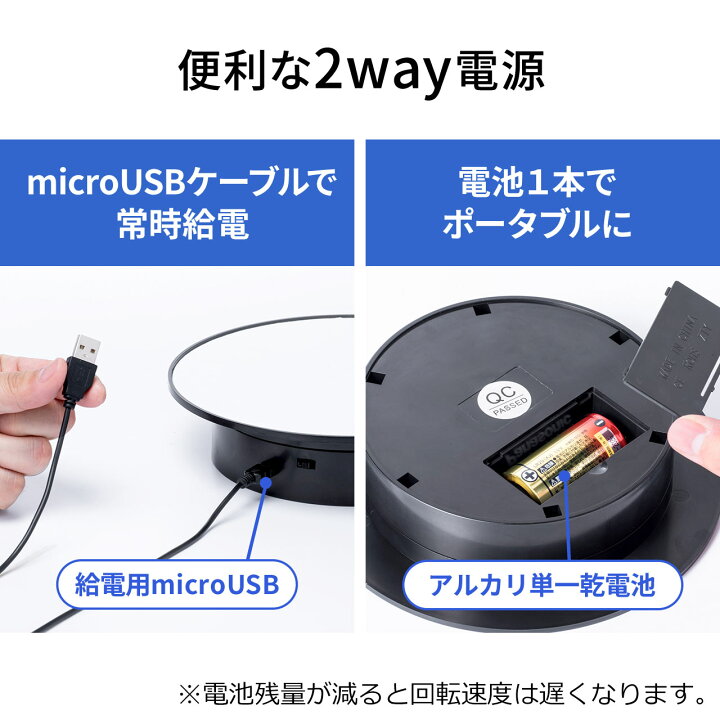 楽天市場】【楽天1位受賞】ターンテーブル 360度回転台 電動ターン 