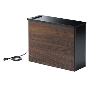 【楽天1位受賞】ルーター収納 ケーブルボックス コンセント付き 幅40cm 幅50cm コーナー設置 コンセント隠し キャビネット 大型 ケース ルーター収納ボックス 収納棚 収納家具 おしゃれ スリ