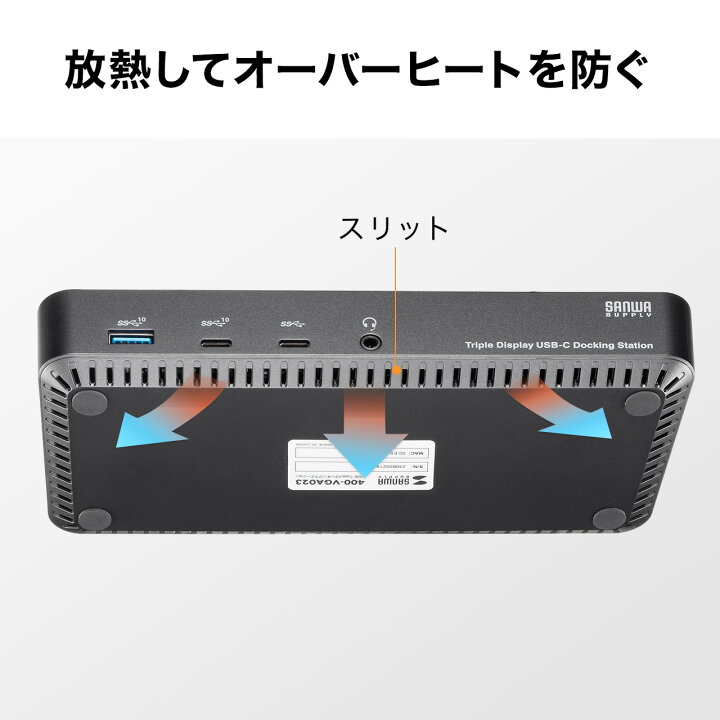 楽天市場】【楽天1位受賞】ドッキングステーション HDMI2つ 100W AC 