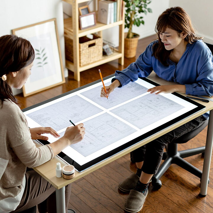 楽天市場】【楽天1位受賞】LEDトレース台 A1サイズ 薄型 無段階調光  