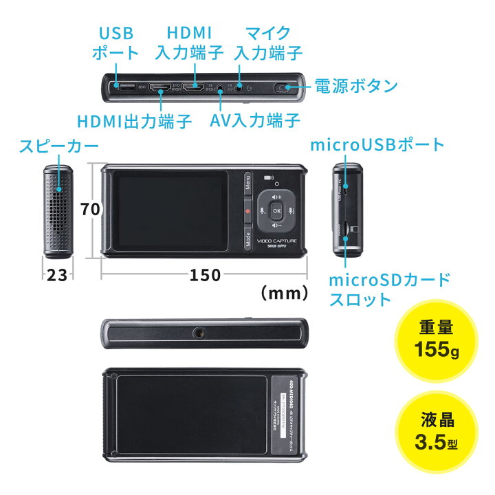 楽天市場】【楽天1位受賞】ビデオキャプチャー キャプチャーボード 4K 