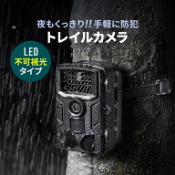 防犯カメラ 屋外 トレイルカメラ 小型 屋内 室内 フルHD 2400万画素保存 赤外線カメラ 暗視 夜間撮影 人…