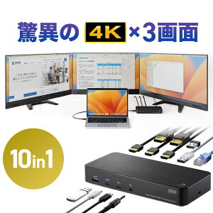 yyV1ʎ܁zhbLOXe[V HDMI2 100W ACA_v^t gvfBXvC Type-C USB-C fAj^[ 4K 3 10in1 Win macΉ 3 3|[g 4K/60Hz DisplayPort ڑ LAN g 
