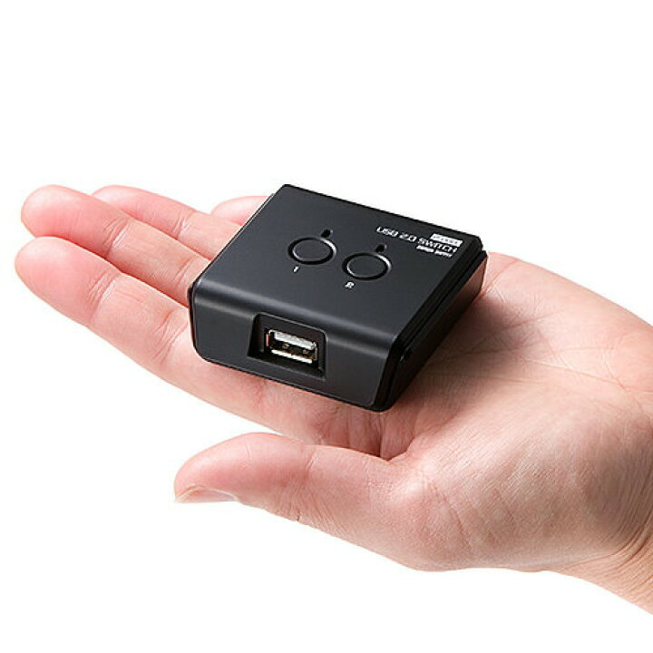楽天市場】【楽天1位受賞】USB切替器 2台手動 パソコン2台・機器1台 