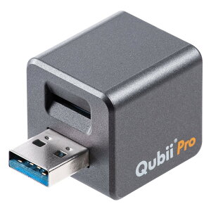 Qubii Pro USB Type-A L[r[v iPhone iPad X}zΉ [dȂ obNAbv ] ʐ^ۑ obNAbv f[^ۑ makter