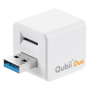 Qubii Duo USB Type-A L[r[fI iPhone Android AhCh iPad X}zΉ [dȂ obNAbv ] ʐ^ۑ obNAbv f[^ۑ makter