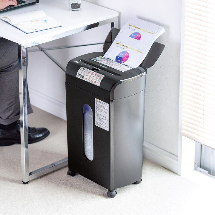 楽天市場】シュレッダー 業務用 オートフィードシュレッダー 自動細断 A4 自動給紙110枚 マイクロカット マイクロクロスカット 2×10mm コンパクト オートフィード 手差し細断9枚 カード細断 家庭用 オフィス シュレッター : サンワダイレクト楽天市場店 楽天市場】シュレッダー 業務用 オートフィードシュレッダー 自動細断 A4 自動給紙110枚 マイクロカット マイクロクロスカット 2×10mm コンパクト オートフィード 手差し細断9枚 カード細断 家庭用 オフィス シュレッター : サンワダイレクト楽天市場店