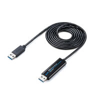 PC間のデータ移動に最適 ドラッグ＆ドロップ対応 USB3.0リンクケーブル Windows 10/Mac対応 タブレット対応