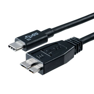 USB ^CvCP[u 50cm USB3.1EGen2 Type-CIX/USB3.0 microB USB-IFF؍ς ubN USBP[u TypeC IX