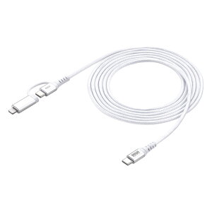 USB Type-C Lightning 2in1 USBケーブル TypeC-C PD60W対応 MFi認証品 データ転送 iPad iPhone13,14,15,16 メッシュケーブル