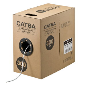 �y�y�V1�ʎ�܁zLAN�P�[�u�� ����p 100m/300m CAT6A �P�[�u���̂� �`�����x10Gbps �`���ш�500MHz �����Y�}�[�N����