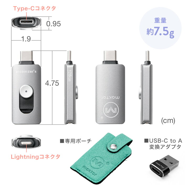 楽天市場】【楽天1位受賞】 Lightning Type-C USBメモリ ピコナイザー 
