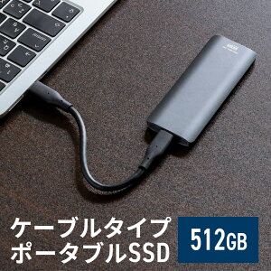 yN[|10OFFI9/5() 23:59܂Łz|[^uSSD Ot USB3.2 Gen2 512GB ő发x1000MB/s ^ er^ PS5/PS4/Xbox Series X Type-A/Type-C őǍx1000MB/s