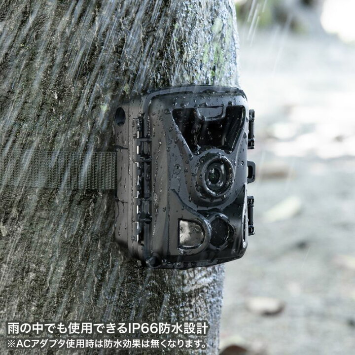楽天市場】防犯カメラ 電源不要 常時録画 連続録画 人感センサー 小型 