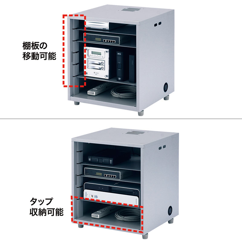 楽天市場】NAS・HDD・ネットワーク機器収納ボックス CP-KBOX2
