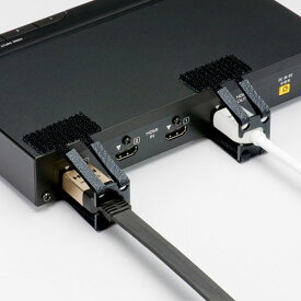 HDMIホールドロック（HDMIプラグ対応・抜け防止・面ファスナー取り付け） CA-NB004 サンワサプライ
