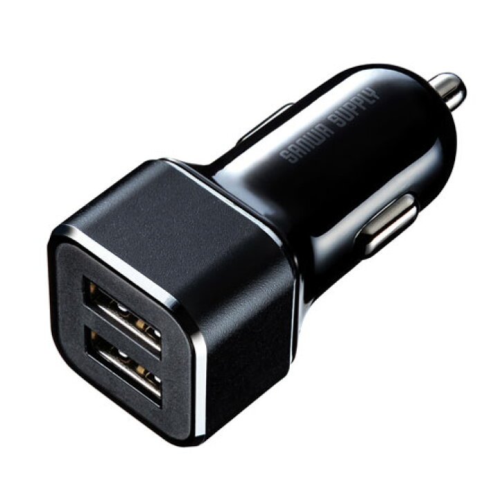 楽天市場 Usbカーチャージャー Usb A 2 合計4 8a出力 12v 24v車対応 Car Chr74u サンワサプライ サンワダイレクト楽天市場店