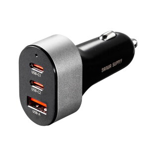 J[`[W[ PDΉ ő67W Type-C×3 USB-A×1 12V/24VԑΉ X}z ^ubg m[gp\R CAR-CHR83CPD TTvC