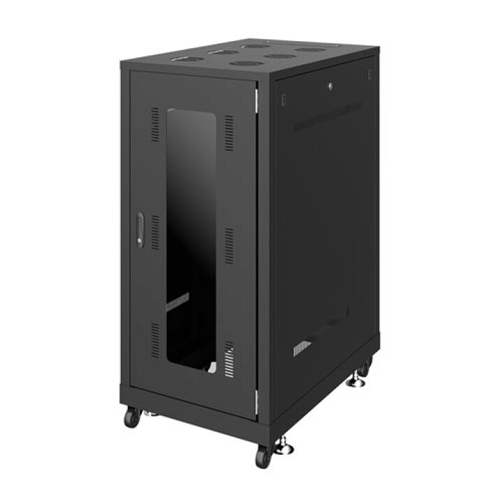 楽天市場】サーバーラック 19インチ 中型 24U 奥行90cm ブラック 