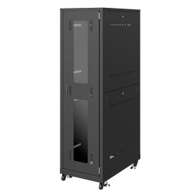 サーバーラック 19インチ 大型 42U 奥行100cm ブラック