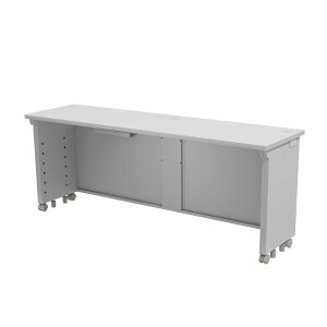 e�f�X�N �I�t�B�X�f�X�N ������ ���� �Z�~�[�I�[�_�[�f�X�N ���� �O���[ ��180cm ���s50cm ����70cm�y�󒍐��Y�i�z
