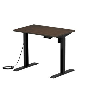 電動昇降デスク 昇降式デスク 昇降デスク パソコンデスク 作業台 e電動昇降デスク 幅90cm 奥行60cm メモリー機能付 濃い木目 【受注生産品】 ERD-ER9060M サンワサプライ