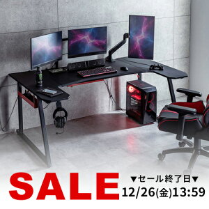 �Q�[�~���O�f�X�N �p�\�R���f�X�N �R�̎� 180cm�� PC�f�X�N �R�̎��^�f�X�N �R�b�N�s�b�g�f�X�N �� �傫�� ���j�^�[�A�[���Ή� ��^ �f���A�����j�^�[�Ή� �傫�� ��