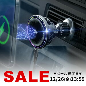 �ԍڃz���_�[ Qi2���K�F�� �ő�15W�[�d �y���`�F�f�q ��p MagSafe �G�A�R�������o���� �X�}�z�z���_�[ ���C�����X�[�d�� �� 360�x���� �Ў葀�� ���C�z�� ���^�������O�t��