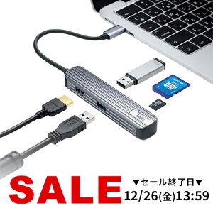 USB Type-C�}���`�ϊ��A�_�v�^ HDMI SD/microSD�J�[�h���[�_�[�t�� 4K/60Hz DisplayPort Alternate Mode