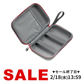 ガジェットポーチ 収納ケース ポータブルHDD 収納 充電器ポーチ PC周辺小物整理 ケーブル ACアダプター モバイルバッテリー SSサイズ ブラック