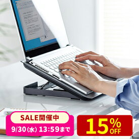 【楽天1位受賞】ノートパソコンクーラー アルミ 冷却台 冷却ファン 静音ファン 15.6インチ対応 USB給電 無段階風量調節 8段階角度調節 USBポート付き パソコン