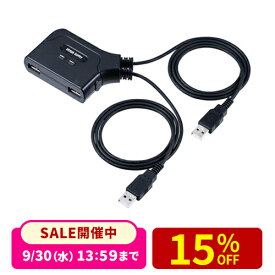 【楽天1位受賞】パソコン切替器 2台 USB KVMスイッチ PC切替器 USB切替器 KVM切替器 USBキーボード USBマウス 切り替え キーボードエミュレーション 専用ドライバー不要 電源不要 ホットキー切替
