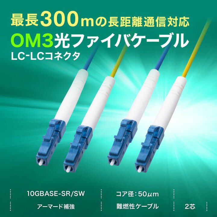 楽天市場】【火曜限定 クーポンで2100円OFF】光ファイバーケーブル 50m 