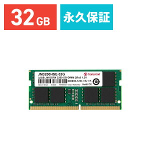 yX[p[SALEIő800~OFFN[|zzIzTranscend m[gp\Rp 32GB DDR4-3200 SO-DIMM JM3200HSE-32G