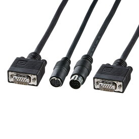 ディスプレイ工事配線VGAケーブル（アナログRGB・10m） KC-K100 サンワサプライ