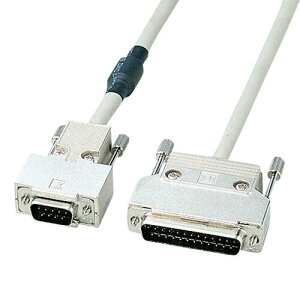 RS-232C�ϊ��P�[�u�� 2m D-sub9pin�I�X �C���`�l�W(4-40)-D-sub25pin�I�X �~���l�W(M2.6) �X�g���[�g���� ���f�� TA�p ���Ӌ@��
