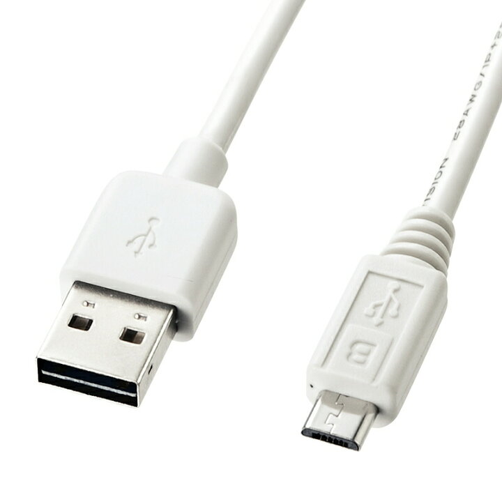 楽天市場】Micro USBケーブル（どっちもUSB・Micro Bコネクター・1m 