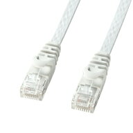 CAT6LANケーブル（フラット・10m・ホワイト）