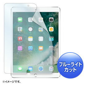 iPad Air(2019) ブルーライトカットフィルム(指紋防止・光沢) LCD-IPAD9BC サンワサプライ