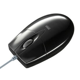 有線マウス(ブルーLED・USB-PS/2変換アダプタ付き・ブラック)