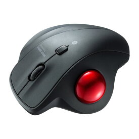 Bluetooth トラックボールマウス エルゴノミクス形状 静音ボタン 親指操作タイプ 3ボタン