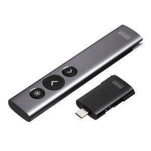 �v���[���e�[�V�����}�E�X ���C�����X�v���[���^�[ C-HDMI�ϊ��A�_�v�^�t�� 4K/60Hz PD100W PowerPoint windows mac MA-WPR16GM �T�����T�v���C