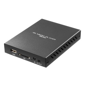 ���f�B�A�v���[���[ 4K�Ή� �f�W�^���T�C�l�[�W �����Đ� �^�C�}�[�@�\�t�� HDMI RCA SD�J�[�h USB������ �I�[�g�v���C ���� �摜