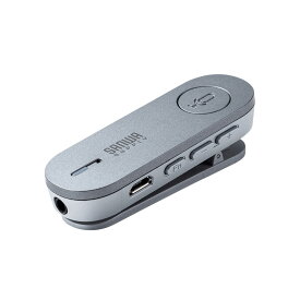 Bluetoothスピーカーフォン MM-BTMSP3MC用 クリップ式マイクのみ 送信機 USB 全指向性 小型 イヤフォン接続 WEB会議 オンライン授業