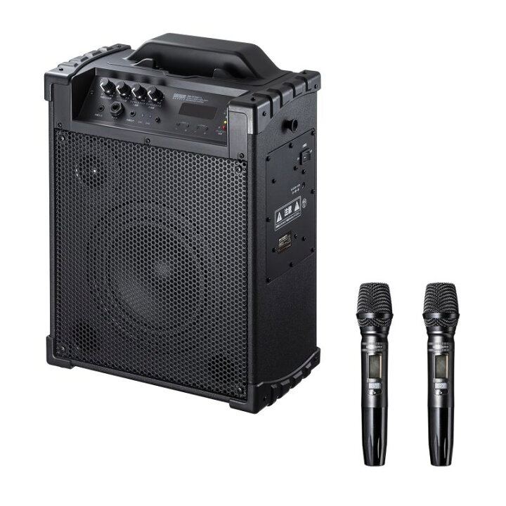 楽天市場】【楽天1位受賞】拡声器 マイク 2本 ワイヤレス スピーカー 