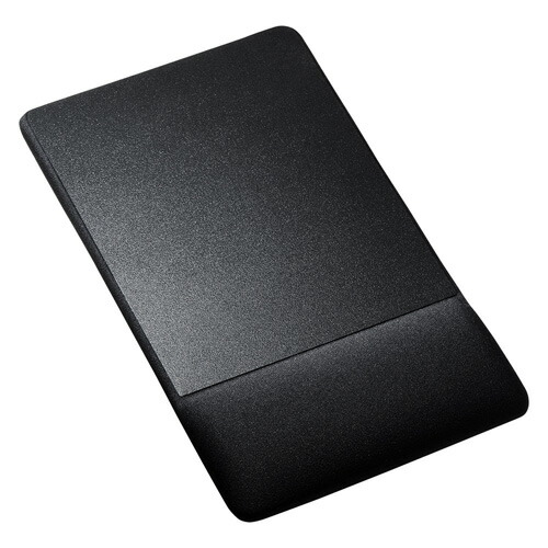 MPD-GELNNBK リストレスト付きマウスパッド 布素材 高さ18.5mm ブラック セール特価 ギフト