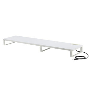 ���j�^�[�� �f�X�N ���ヂ�j�^�X�^���h ����� ��� �R���Z���g�t�� 2�� �ؐ��V�� ��100cm ���s24cm ����8.5cm �z���C�g MR-LC213W