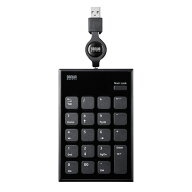 USBテンキー(ケーブル巻取り・アイソレーション・ブラック) NT-21UBK サンワサプライ