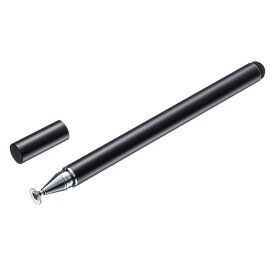 ディスク式＆導電繊維タッチペン（ブラック） PDA-PEN50BK サンワサプライ